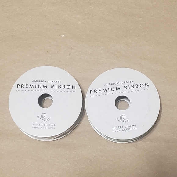 NWT American Crafts Premium Printed Ribbon Bundle Qty 6 - Picture 4 of 15